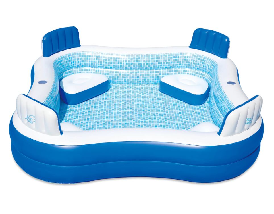 Deep best sale inflatable pool